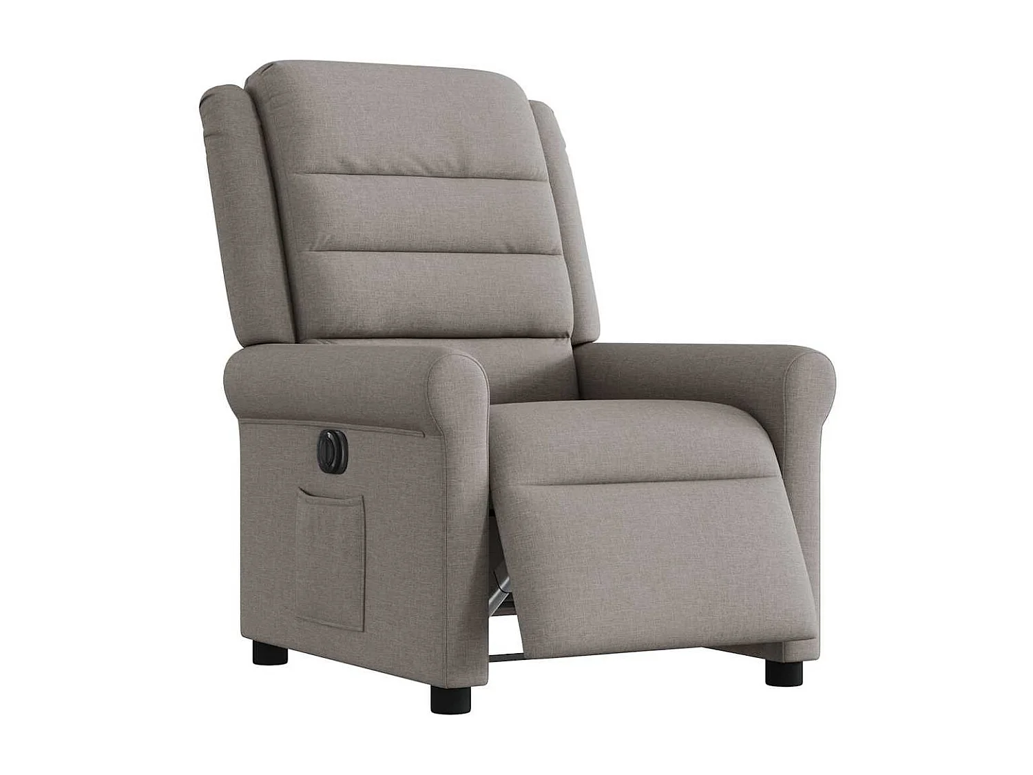 Fauteuil inclinable électrique-Chaise de relax-Fauteuil TV Taupe Tissu SHL4410