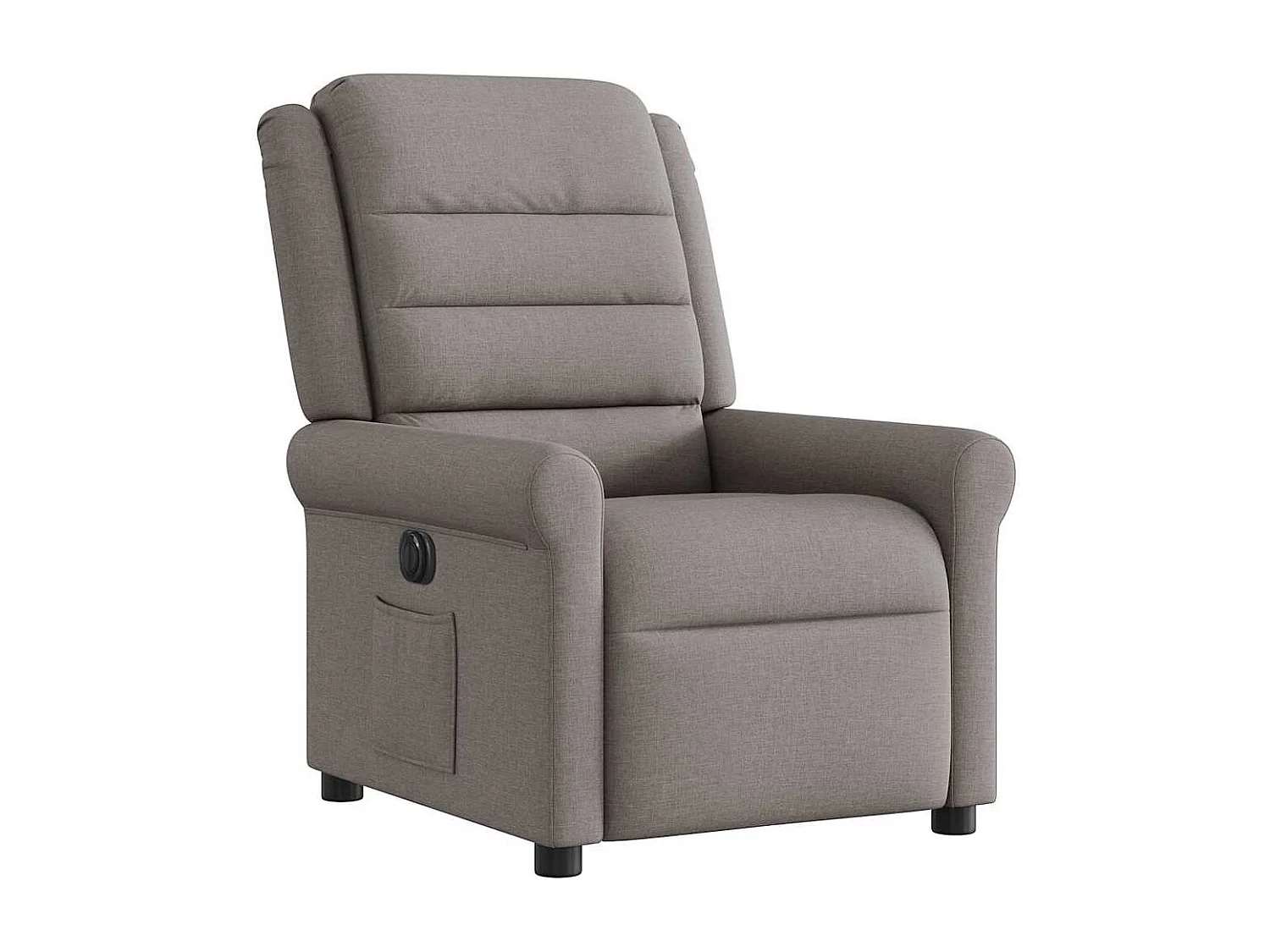 Fauteuil inclinable électrique-Chaise de relax-Fauteuil TV Taupe Tissu SHL4410