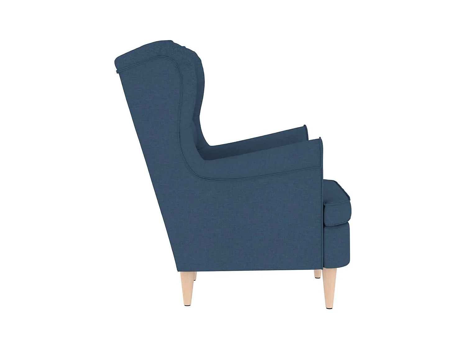 Poltrona | Cadeira Relax com apoio de braços 74x84x100 cm tecido azul SHL533683