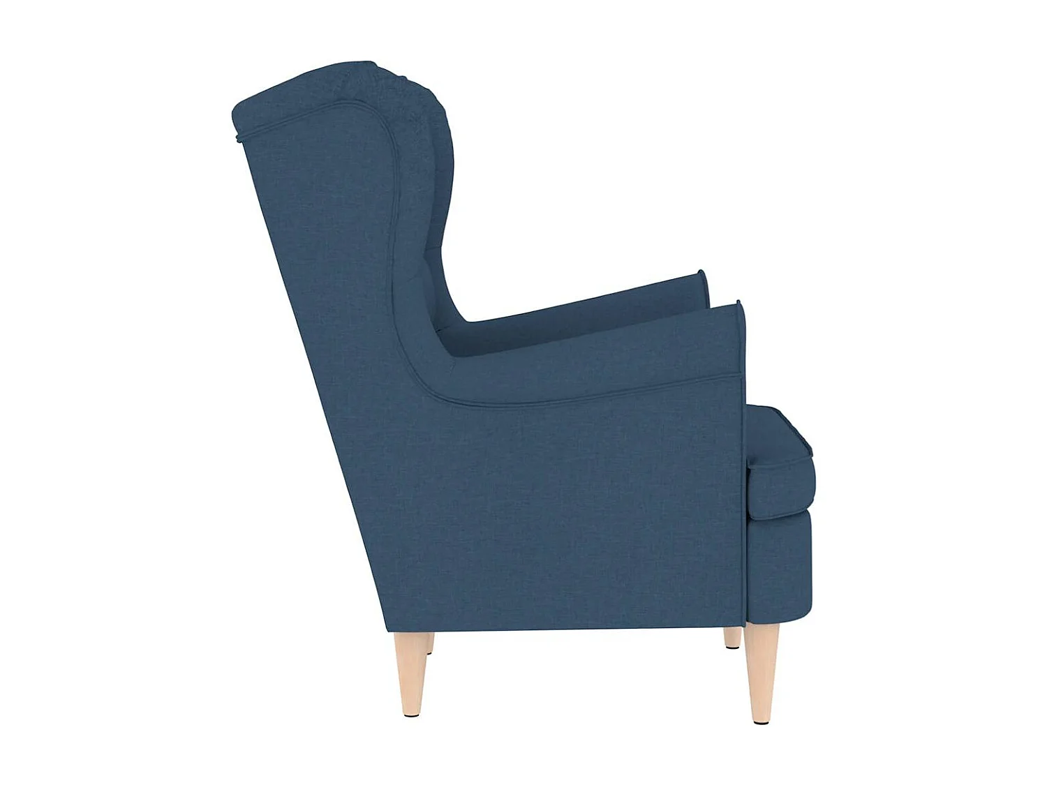 Fauteuil de Salon-Chaise de relax bleu 74x84x100 cm tissu SHL5400