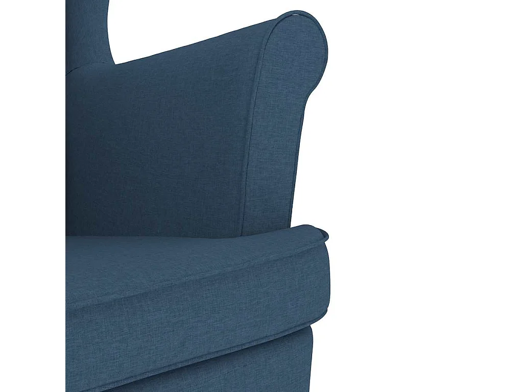 Fauteuil de Salon-Chaise de relax bleu 74x84x100 cm tissu SHL5400