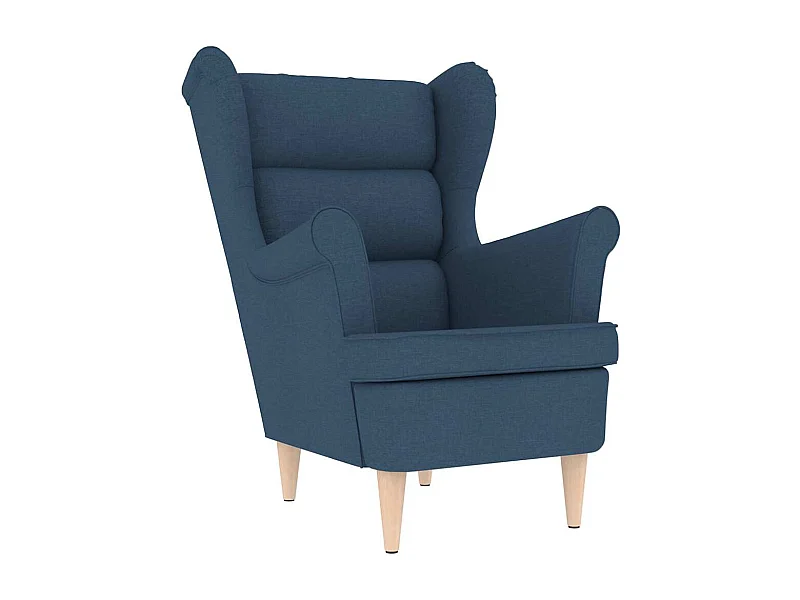 Fauteuil de Salon-Chaise de relax bleu 74x84x100 cm tissu SHL5400