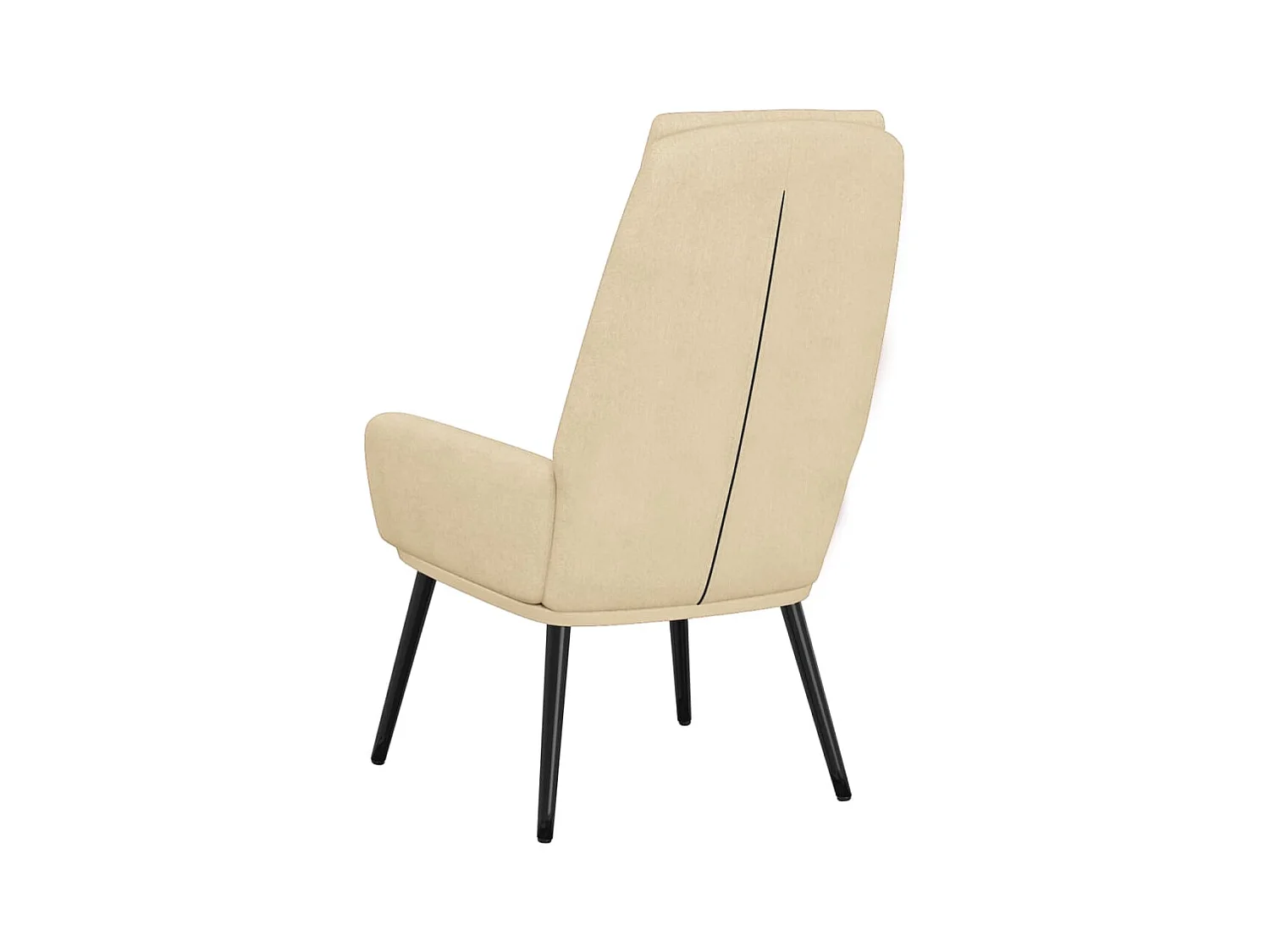 Sillón de relax | Silla de relax de tela color crema SHL4708