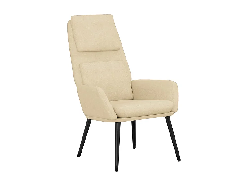 Poltrona | Cadeira Relax tecido cor creme SHL677488