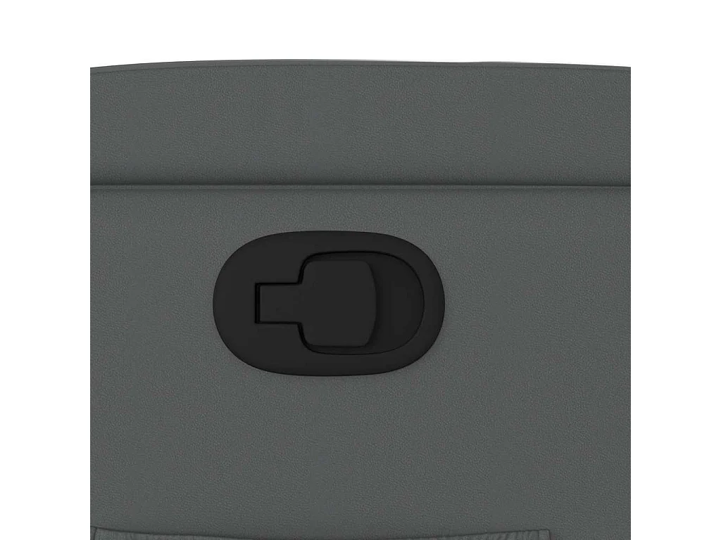 Sillón de relax | Sillón reclinable de cuero sintético gris SHL7136