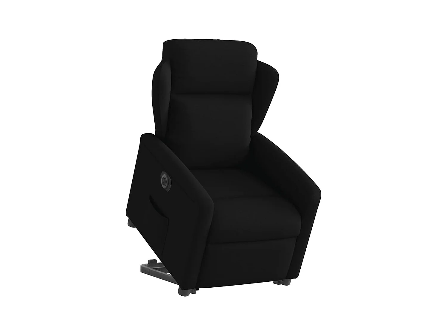 Silla de relax | Sillón eléctrico reclinable elevable de tela negro SHL9315