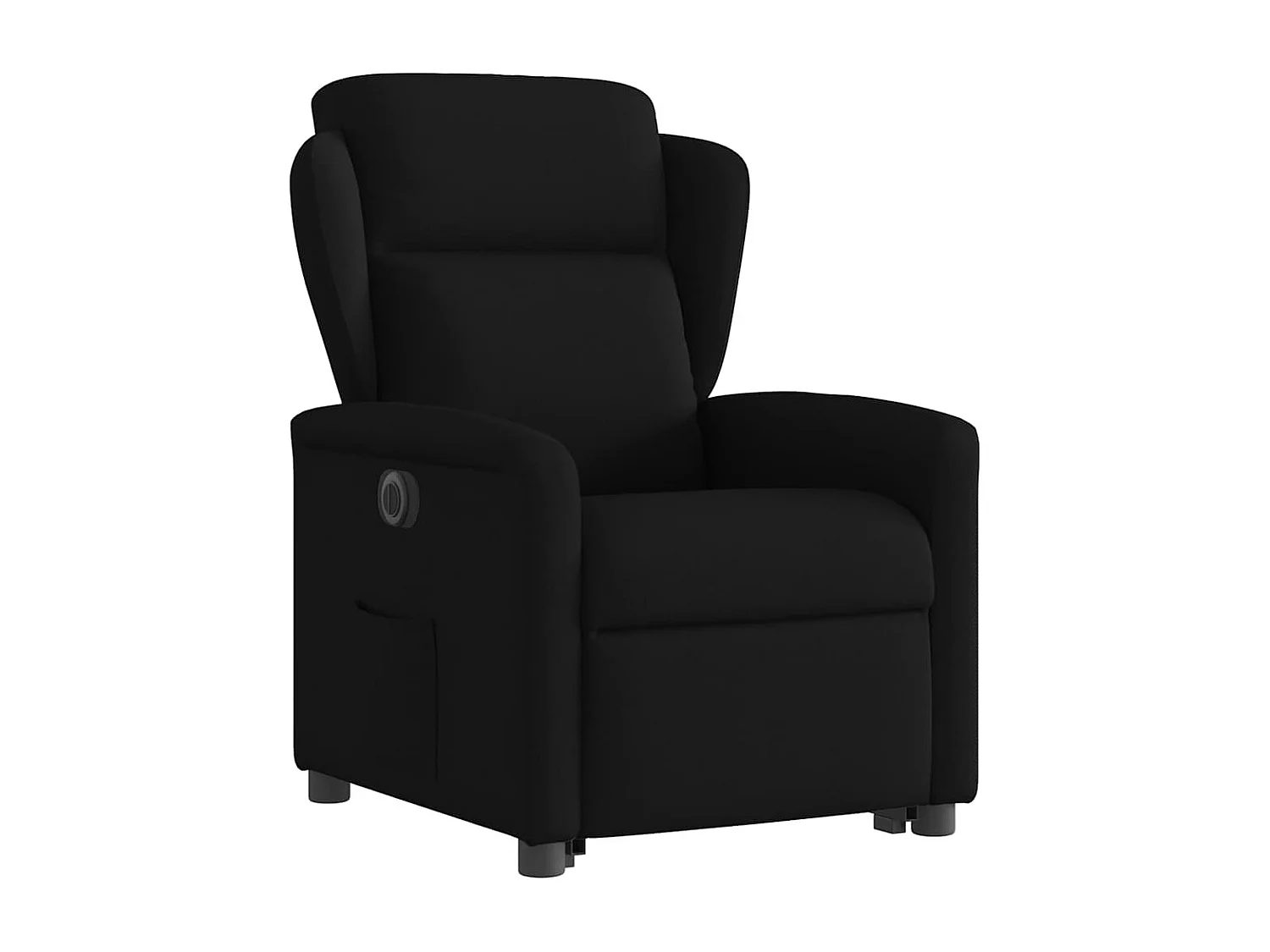 Fauteuil inclinable électrique-Chaise de relax-Fauteuil TV noir tissu SHL4293