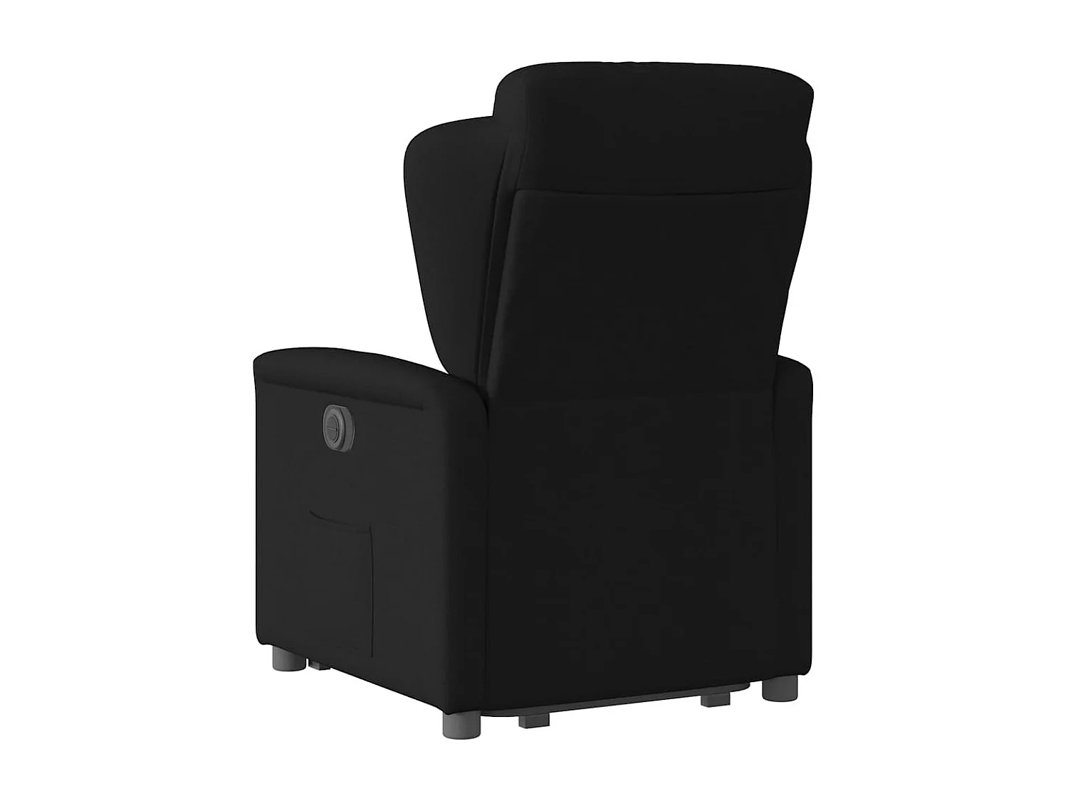 Fauteuil inclinable électrique-Chaise de relax-Fauteuil TV noir tissu SHL4293