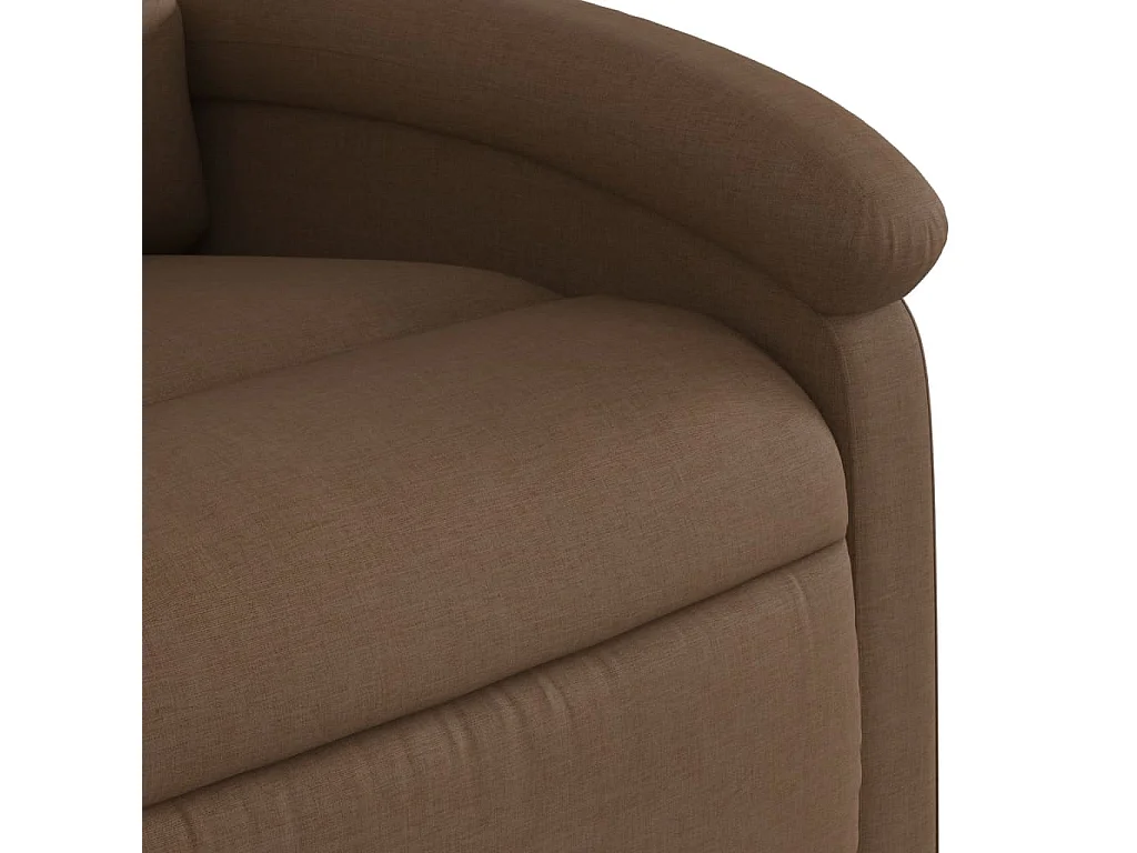 Sillón de relax | Silla | Sillón reclinable de tela marrón SHL8937
