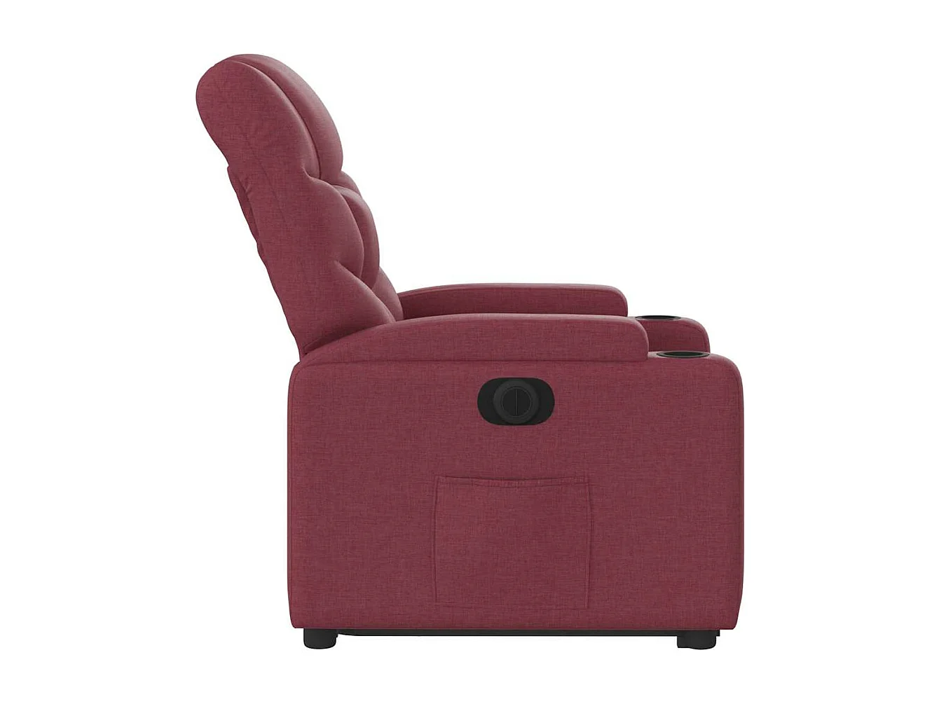 Poltrona Confortável | Poltrona reclinável elevatória elétrica tecido vermelho-tinto SHL429494