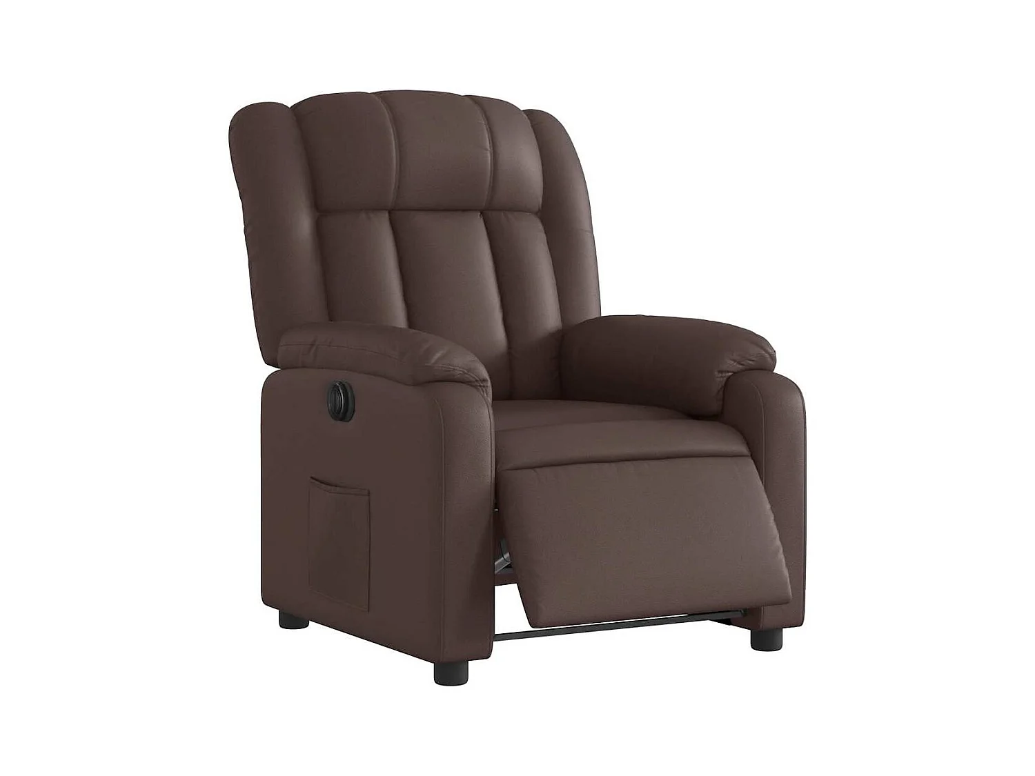 Sillón de relax | Silla | Sillón reclinable eléctrico de cuero sintético marrón SHL7590