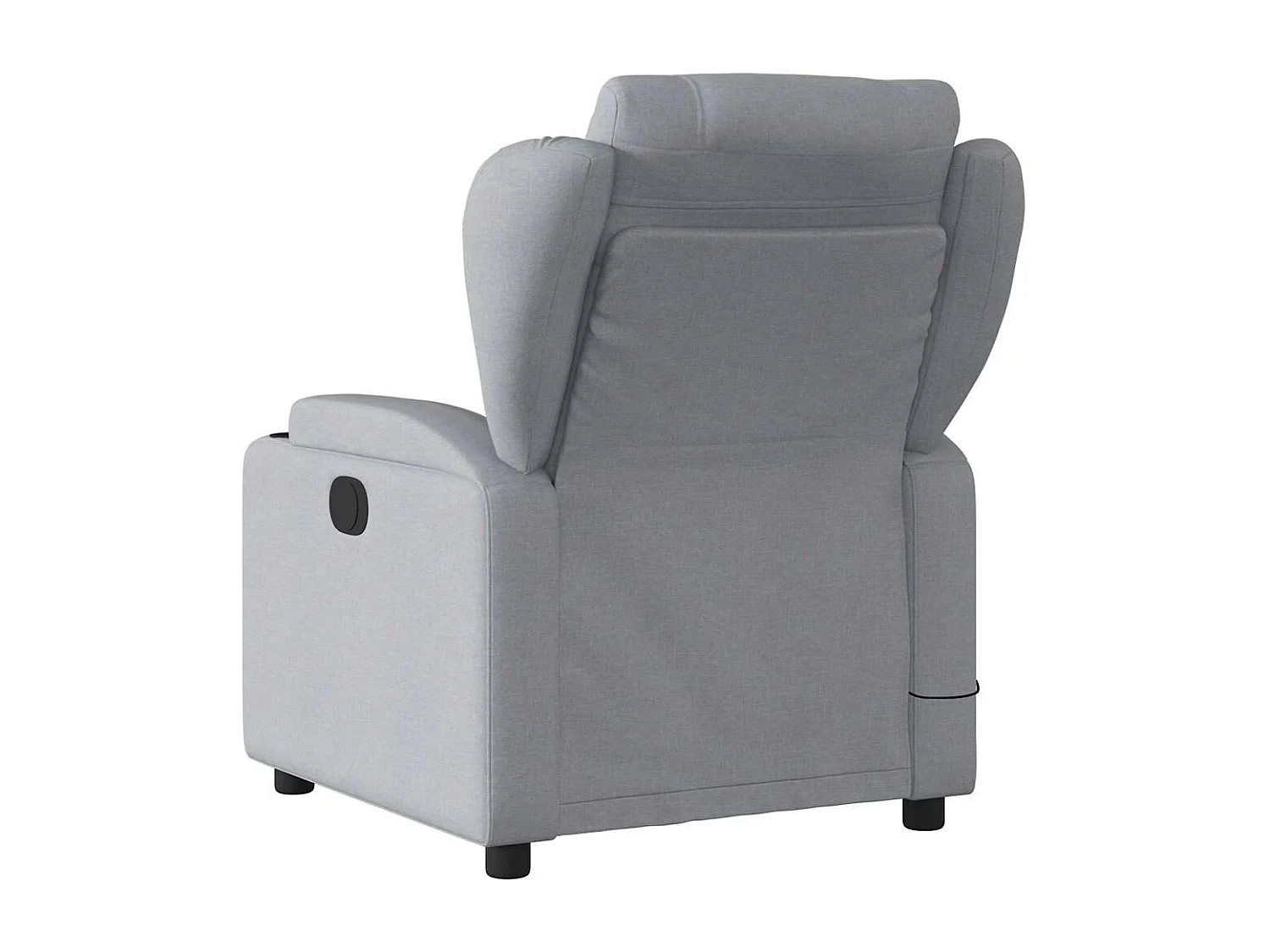 Fauteuil inclinable-Chaise de relax-Fauteuil de Massage Gris clair Tissu SHL1851