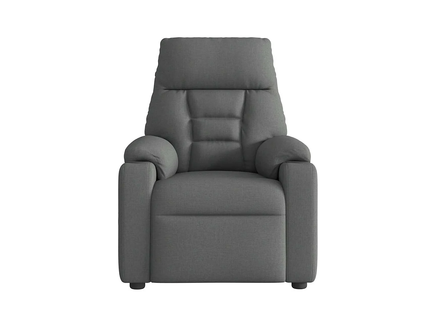 Sillón de relax | Sillón reclinable de masaje eléctrico tela gris oscuro SHL4893