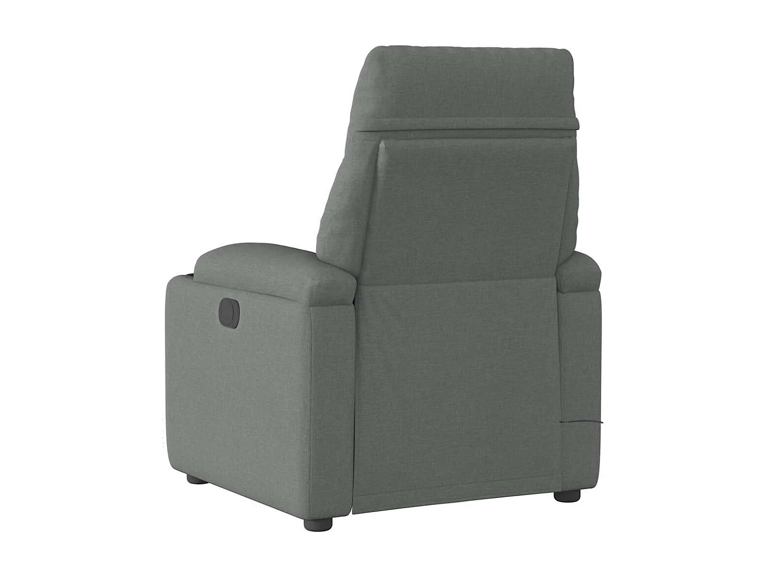 Fauteuil inclinable électrique-Chaise de relax-Fauteuil de Massage gris foncé tissu SHL2907