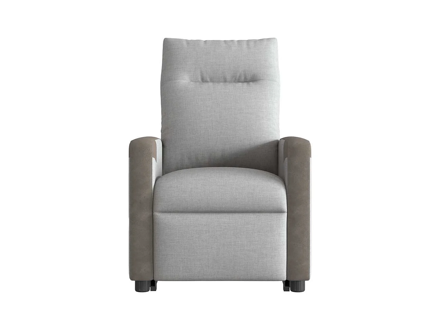 Silla de relax | Sillón eléctrico reclinable elevable de tela gris nube SHL6871