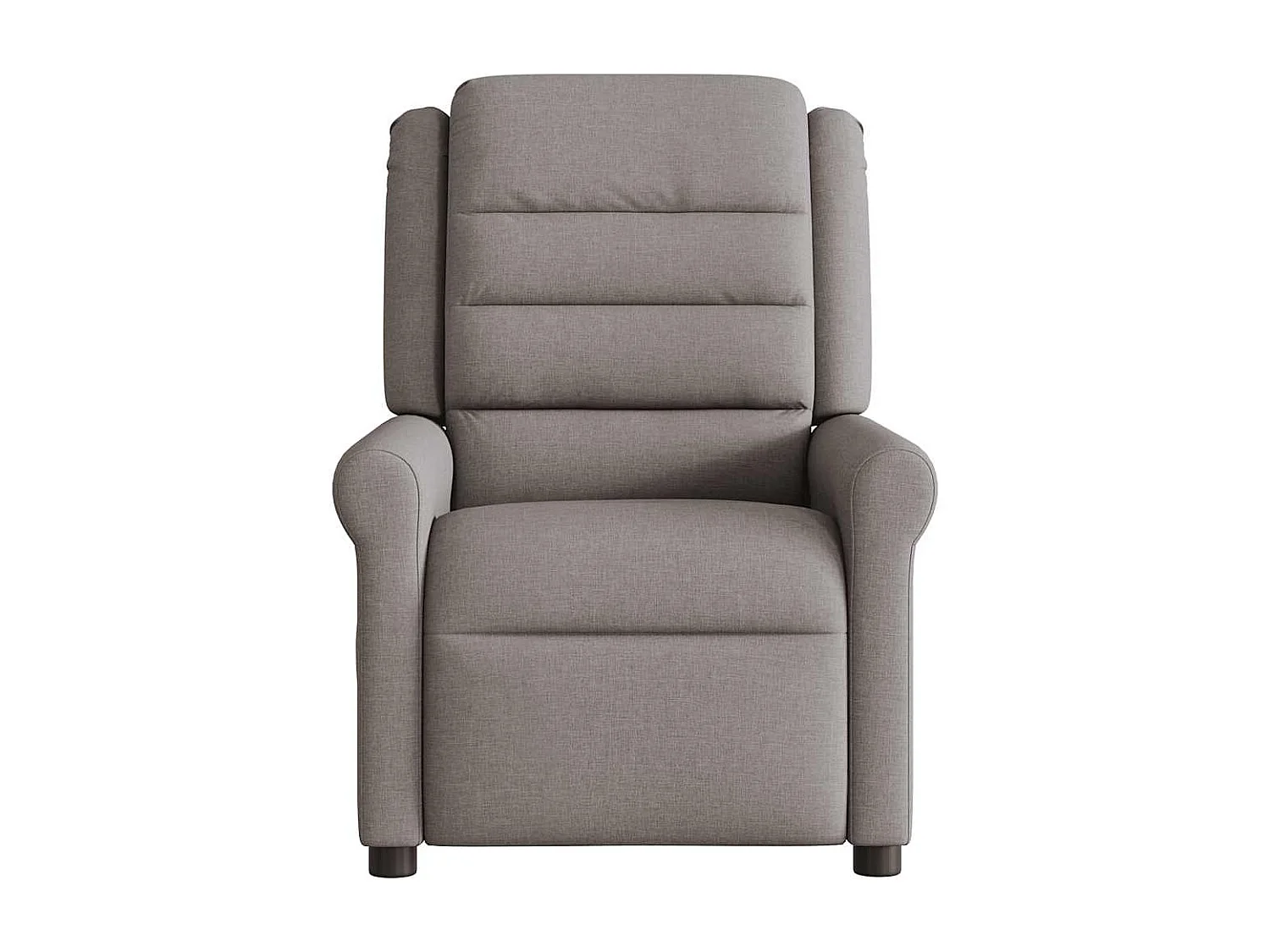 Fauteuil inclinable électrique-Fauteuil de massage de Salon Taupe Tissu SHL2795