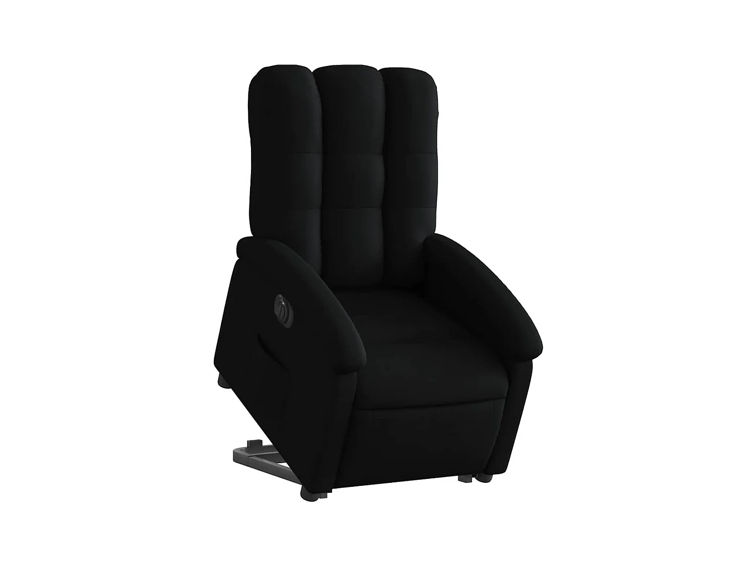 Silla de relax | Sillón eléctrico reclinable elevable de tela negro SHL6178