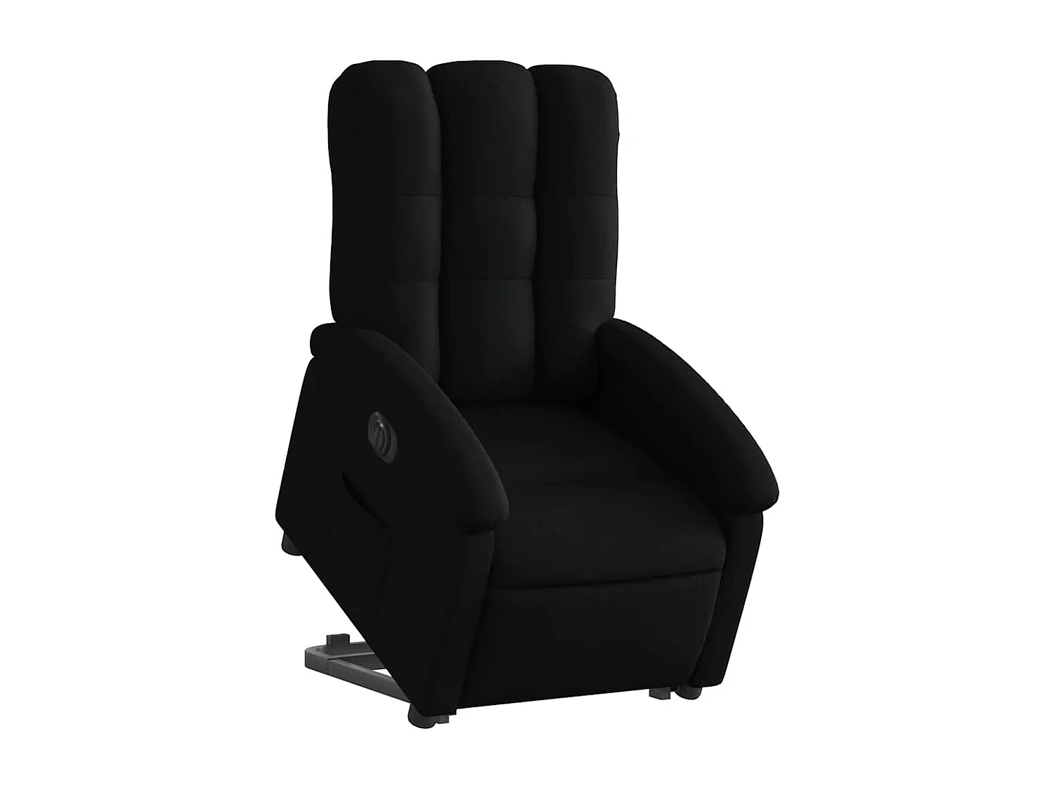 Silla de relax | Sillón eléctrico reclinable elevable de tela negro SHL6178
