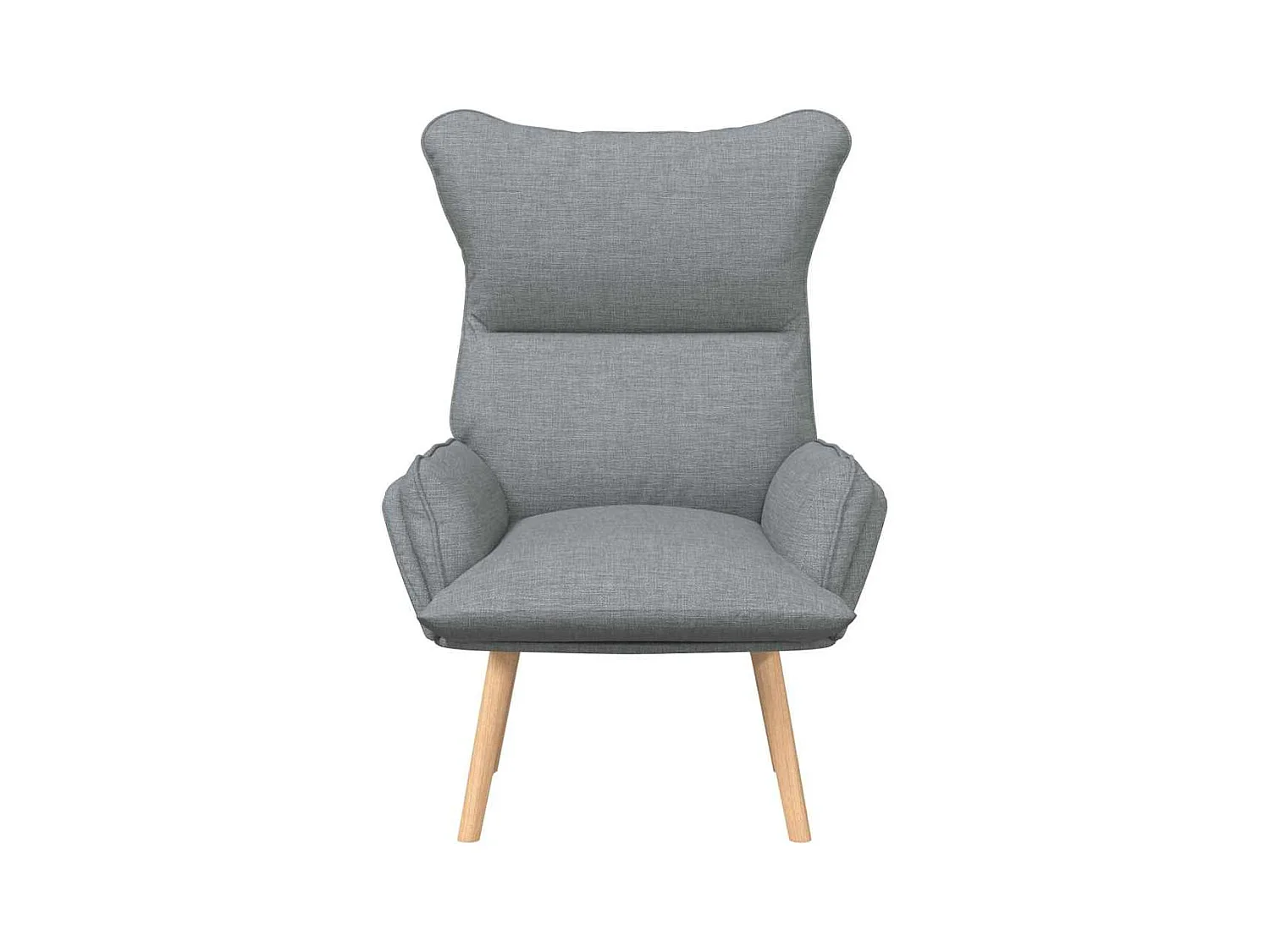 Sillón de relax | Silla Relax | Sillón de salón Gris claro 69x74x93 cm tela SHL5949