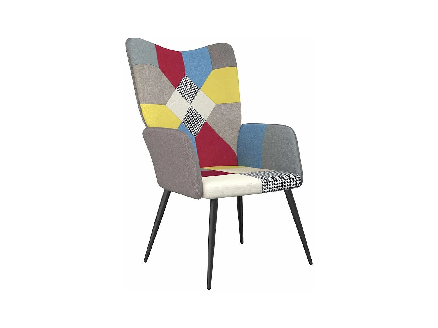 Silla de relax | Silla de relajación de tela patchwork SHL9028