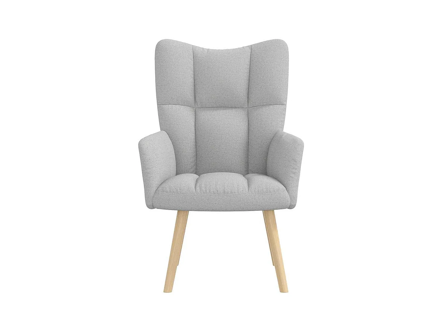 Sillón de relax | Silla de relax tela gris nube SHL5285