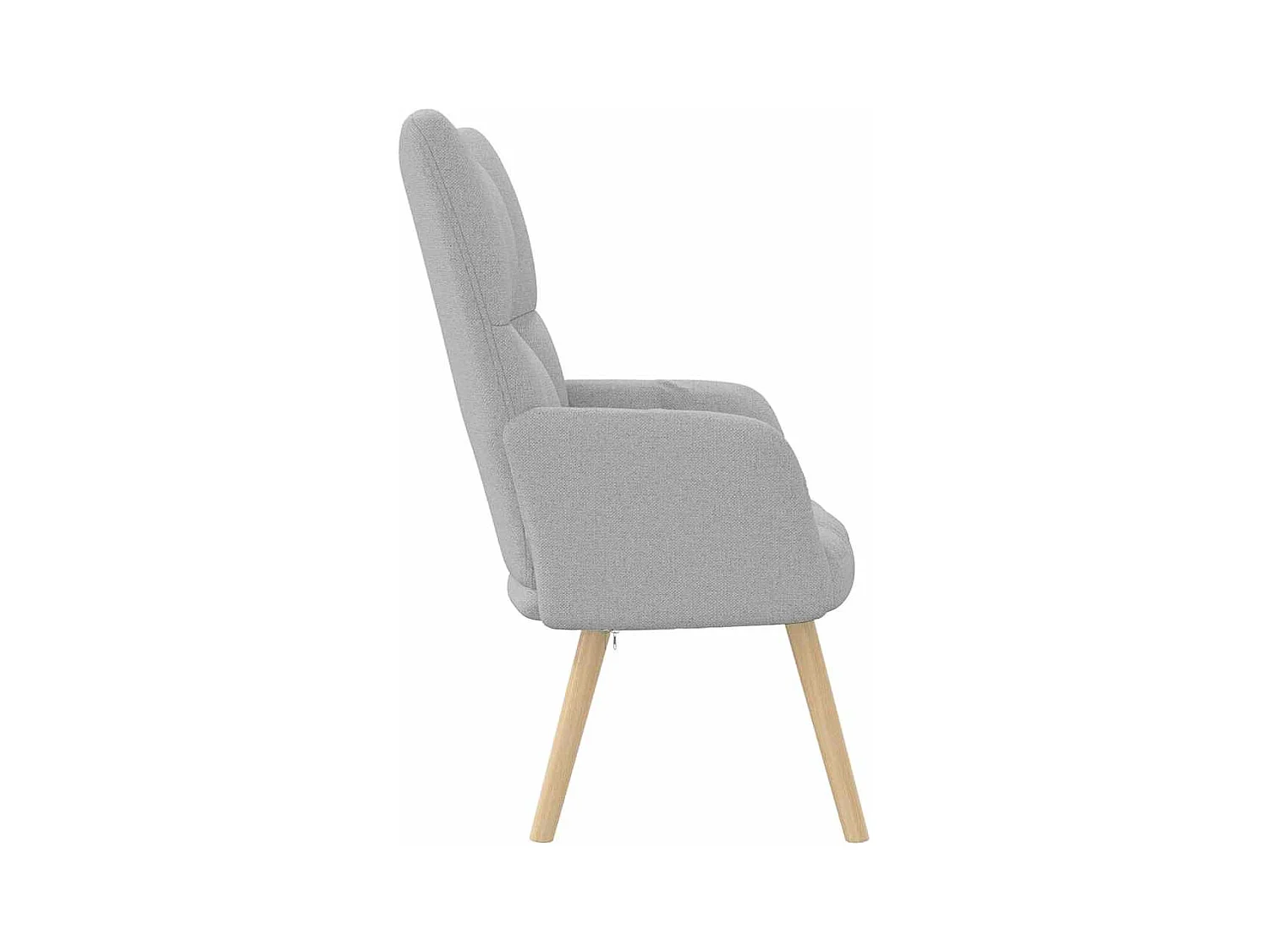 Sillón de relax | Silla de relax tela gris nube SHL5285