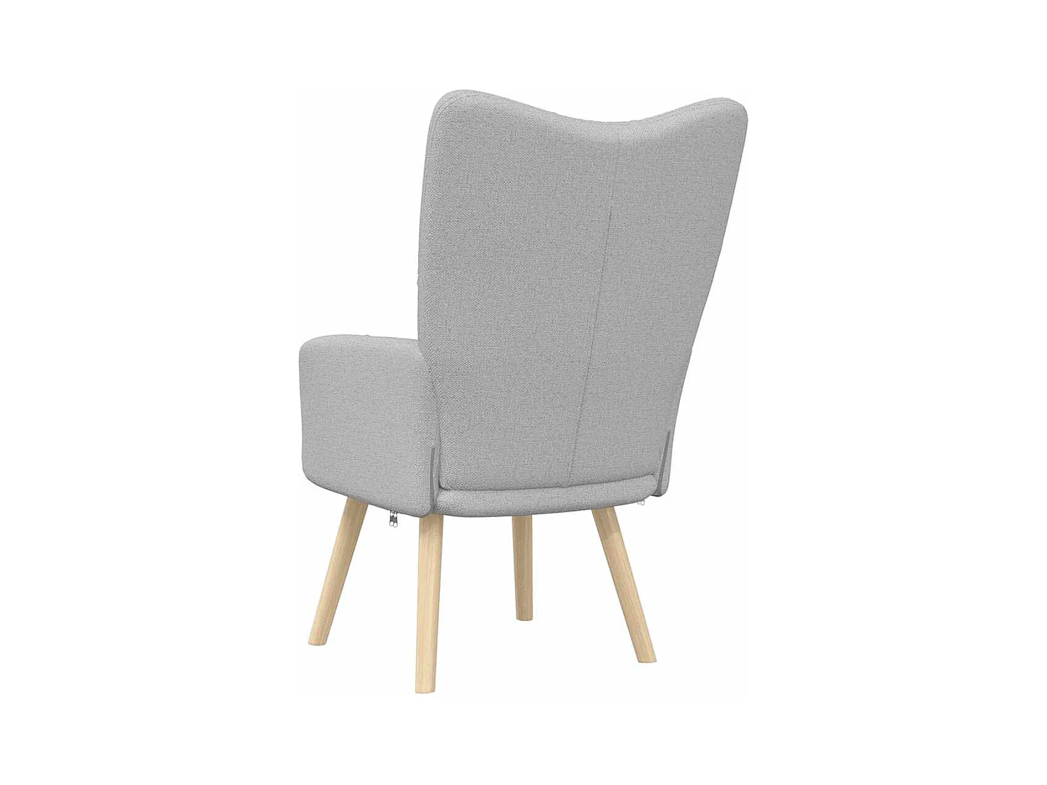 Sillón de relax | Silla de relax tela gris nube SHL5285