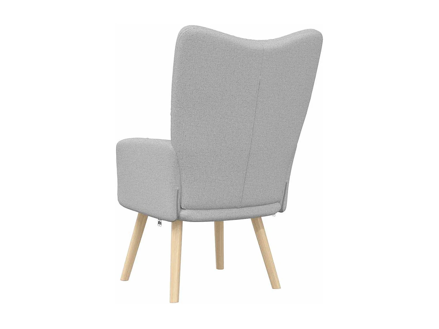 Fauteuil de Salon-Chaise de relaxation moderne gris nuage tissu SHL2771