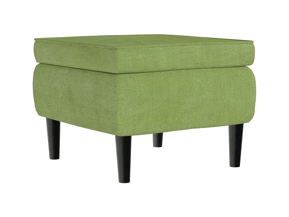 Poltrona | Cadeira Relax com banco veludo verde-claro SHL87329