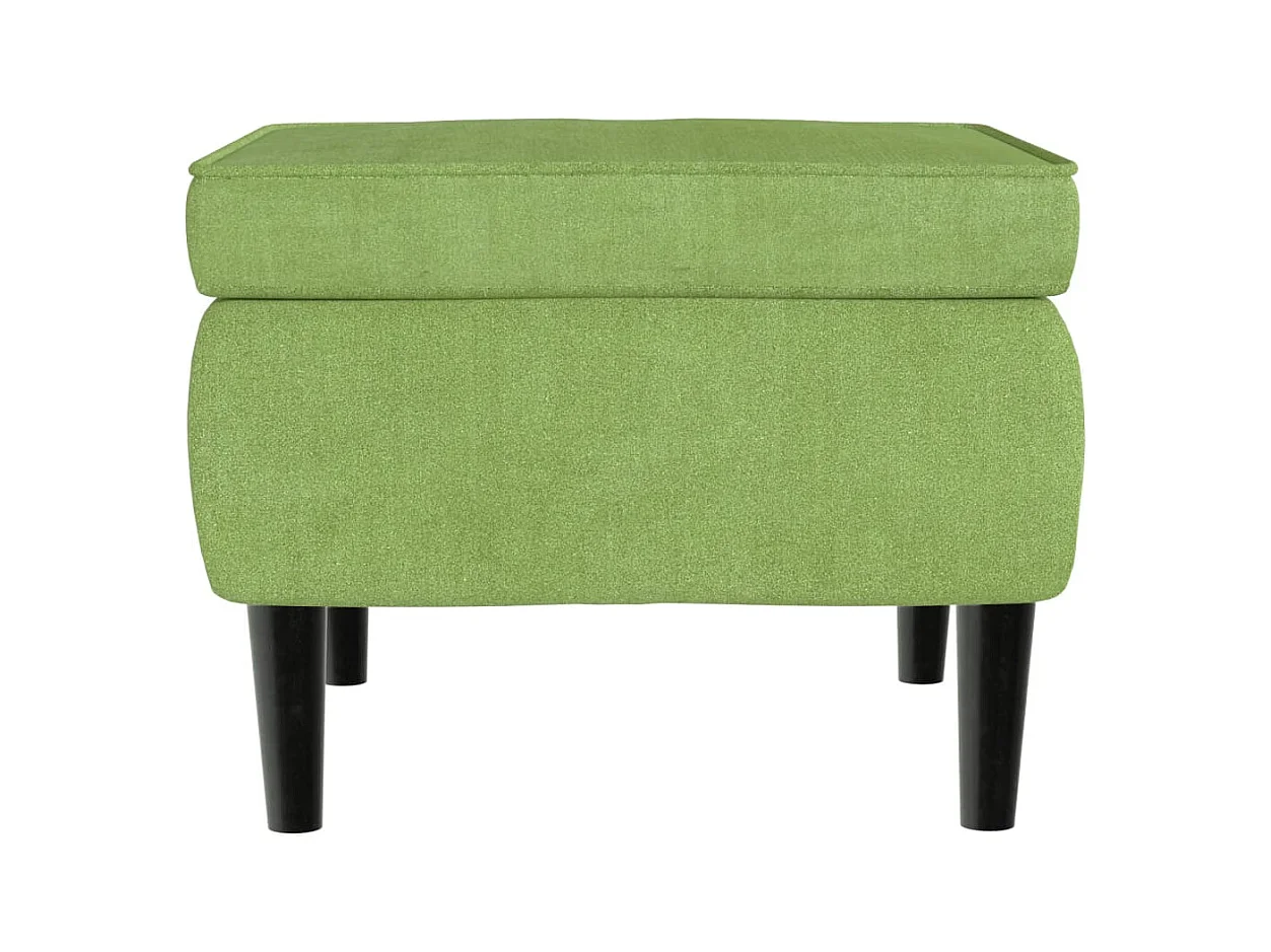 Poltrona | Cadeira Relax com banco veludo verde-claro SHL87329