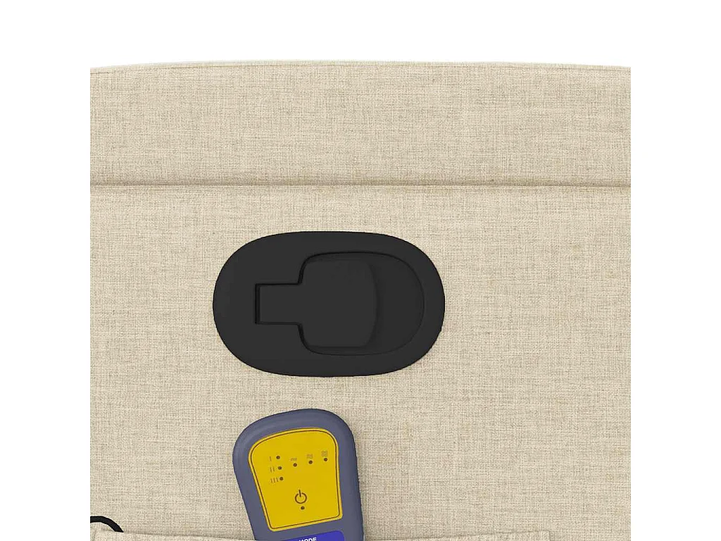 Relaxsessel | Massagesessel Creme Stoff SHL16859