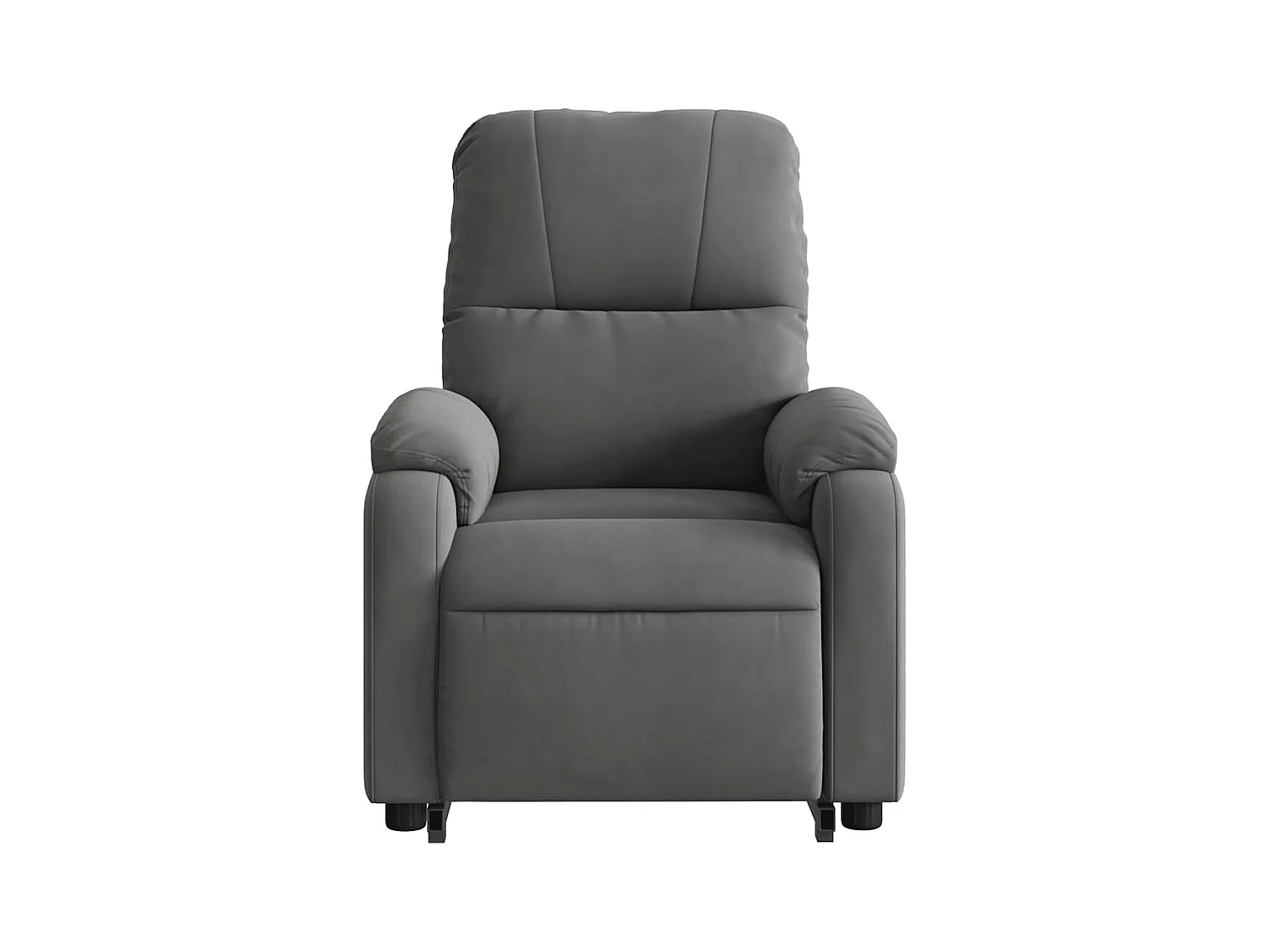 Silla de relax | Sillón eléctrico reclinable elevable tela microfibra gris SHL3158