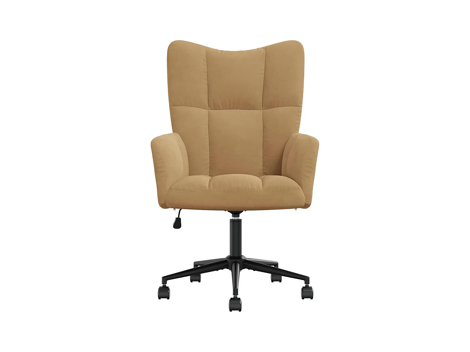Sillón de relax | Silla de relax de terciopelo marrón SHL6410