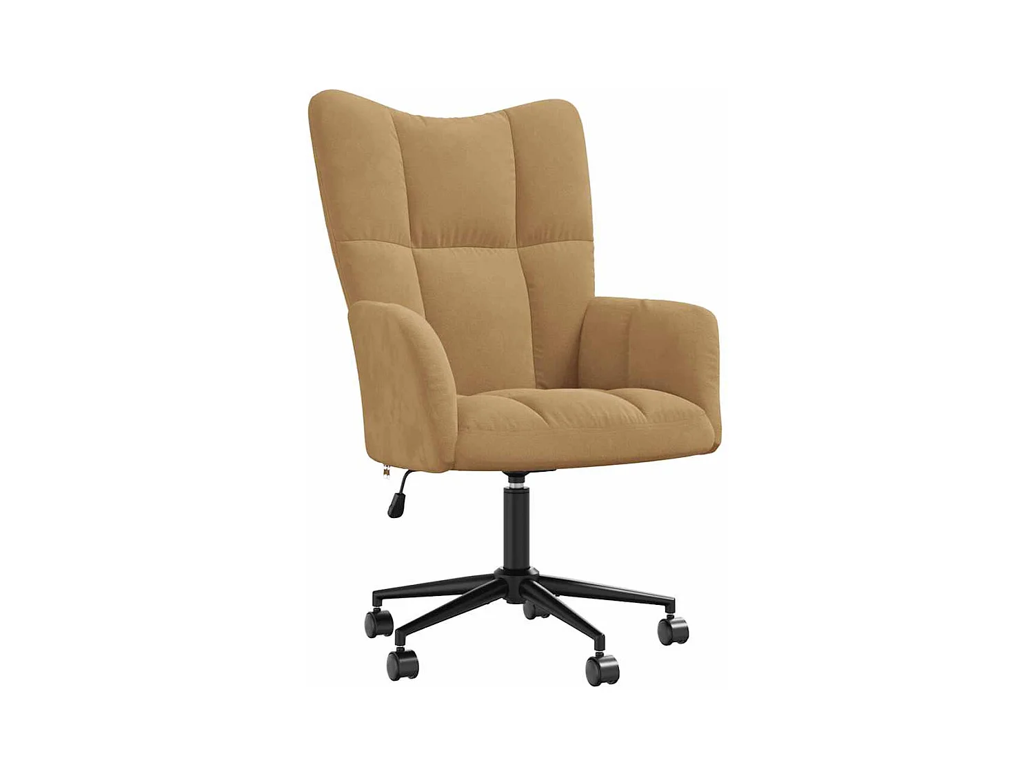 Chaise de relaxation-Fauteuil de bureau Marron Velours SHL2650