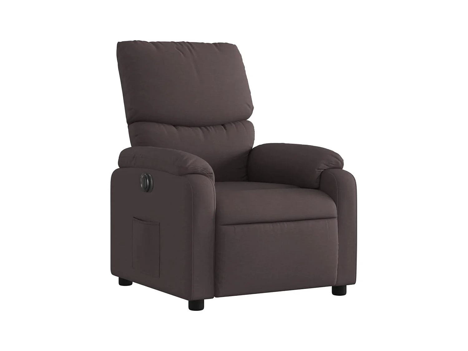 Sillón de relax | Silla | Sillón reclinable eléctrico tela marrón oscuro SHL3777