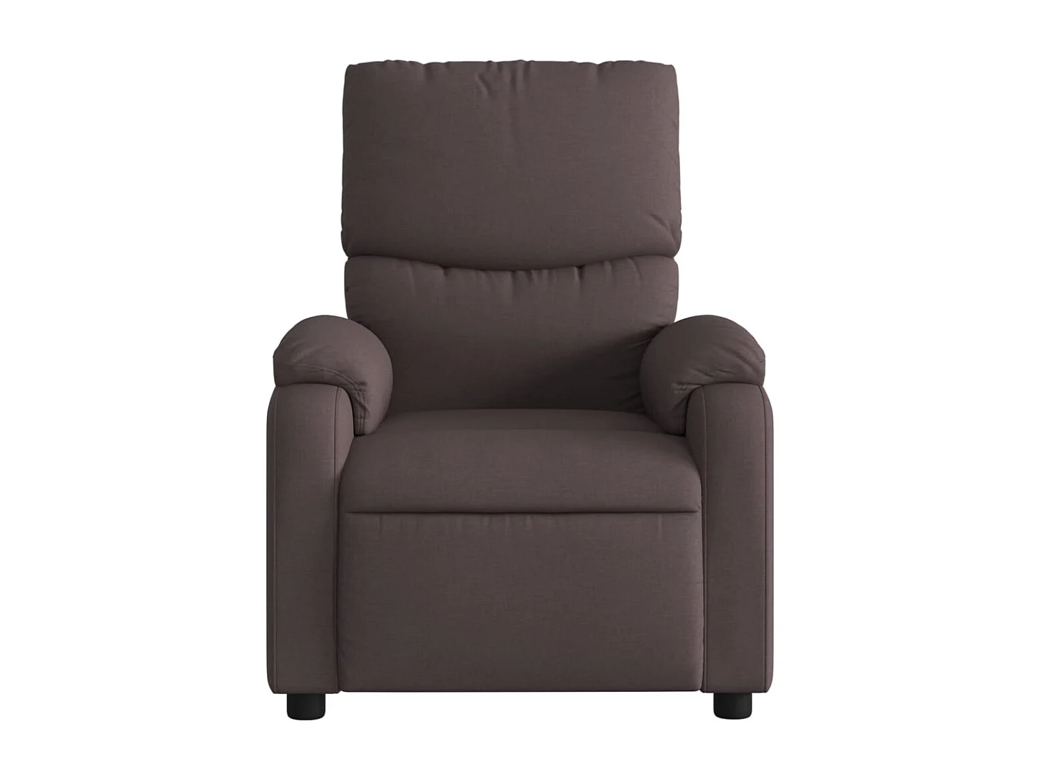 Fauteuil inclinable électrique-Chaise de relax-Fauteuil salon Marron foncé Tissu SHL2170
