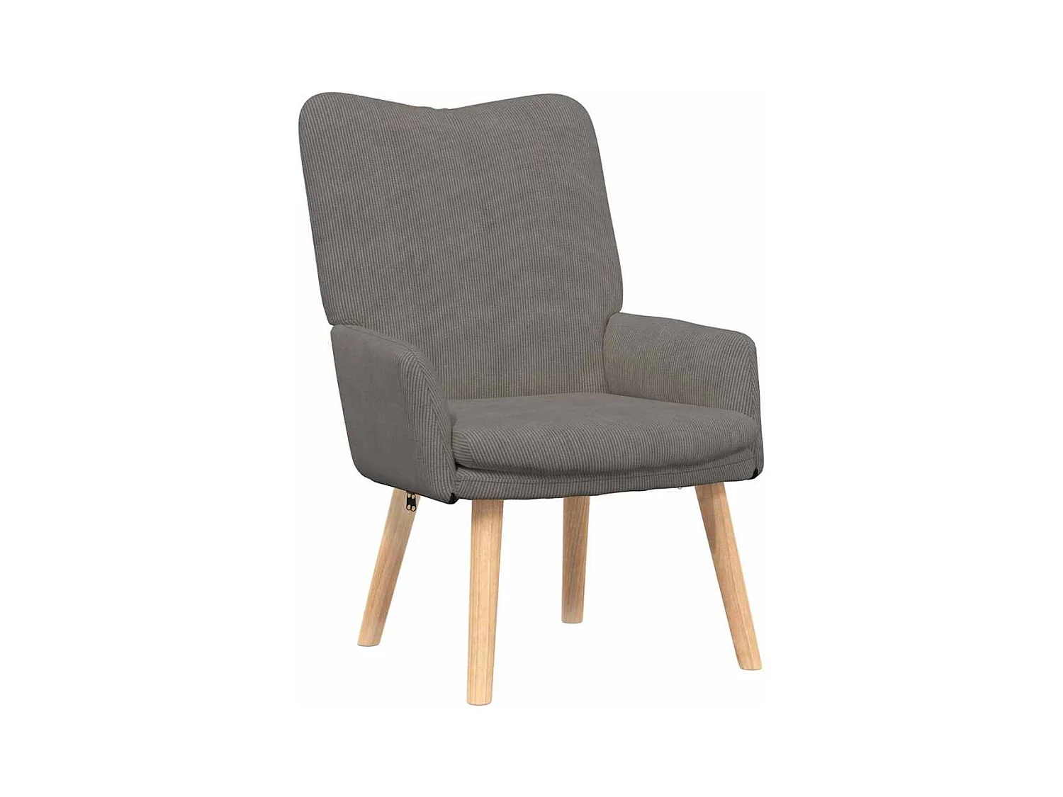 Fauteuil Salon-Chaise de relax Gris clair 63x67x94 cm tissu SHL5224