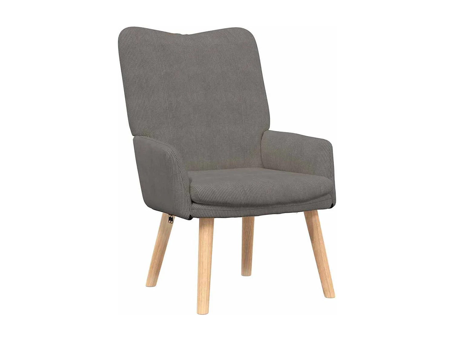 Fauteuil Salon-Chaise de relax Gris clair 63x67x94 cm tissu SHL5224