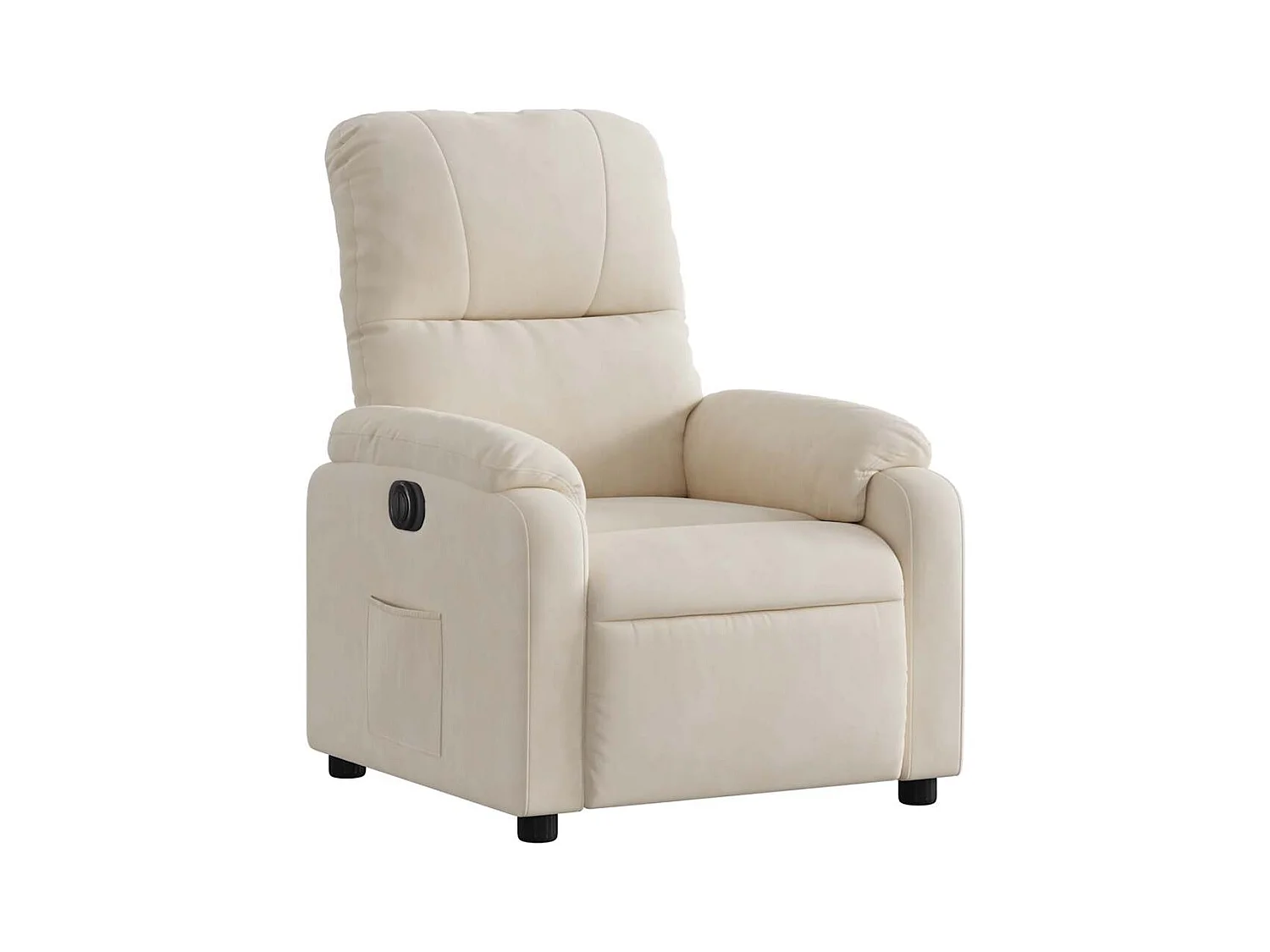 Sillón de relax | Silla | Sillón reclinable eléctrico tela de microfibra beige SHL5576