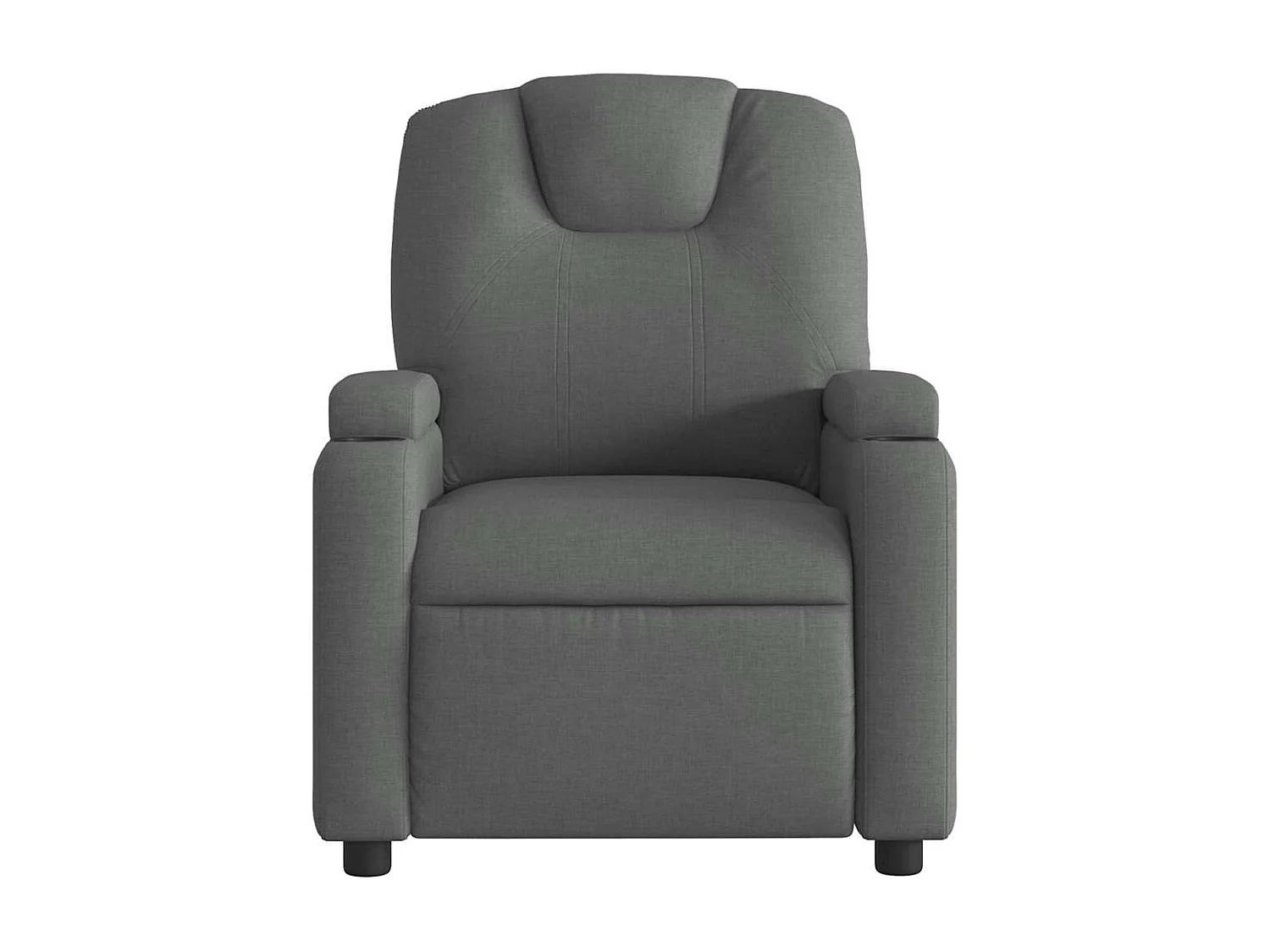 Fauteuil inclinable électrique-Chaise de relax-Fauteuil salon Gris foncé Tissu SHL4805