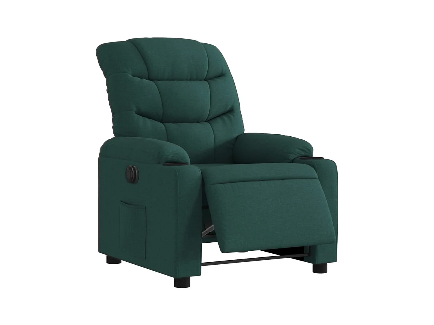 Sillón de relax | Silla | Sillón reclinable eléctrico tela verde oscuro SHL6025