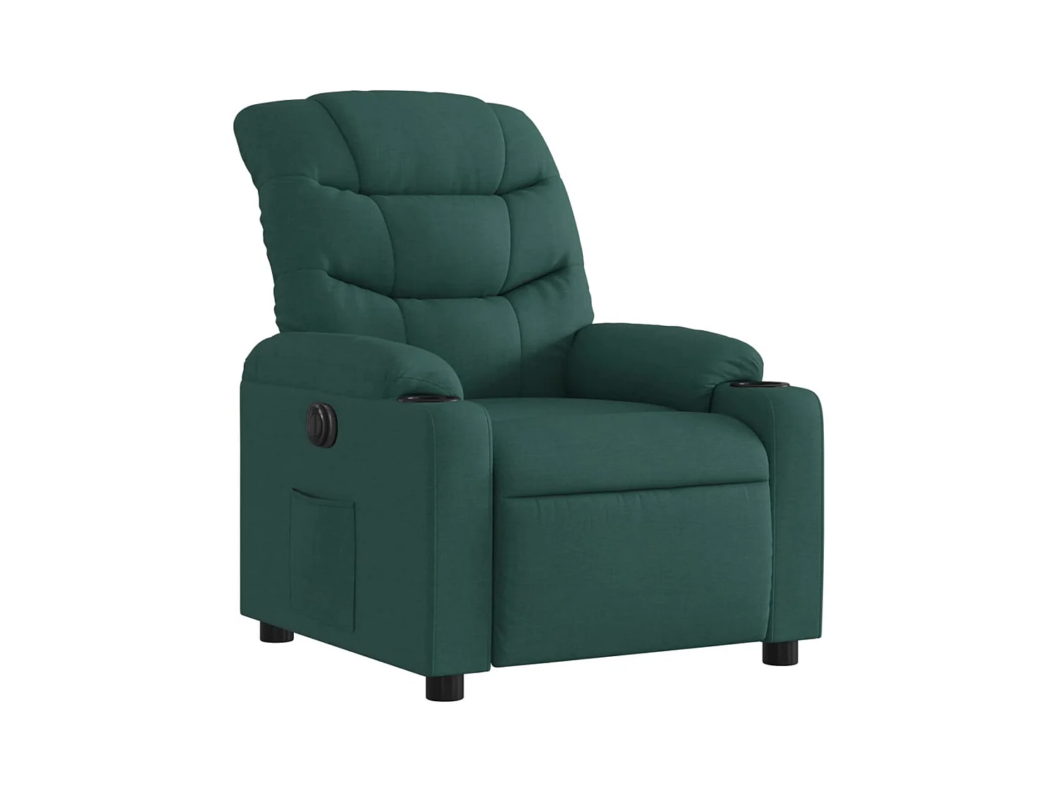 Sillón de relax | Silla | Sillón reclinable eléctrico tela verde oscuro SHL6025