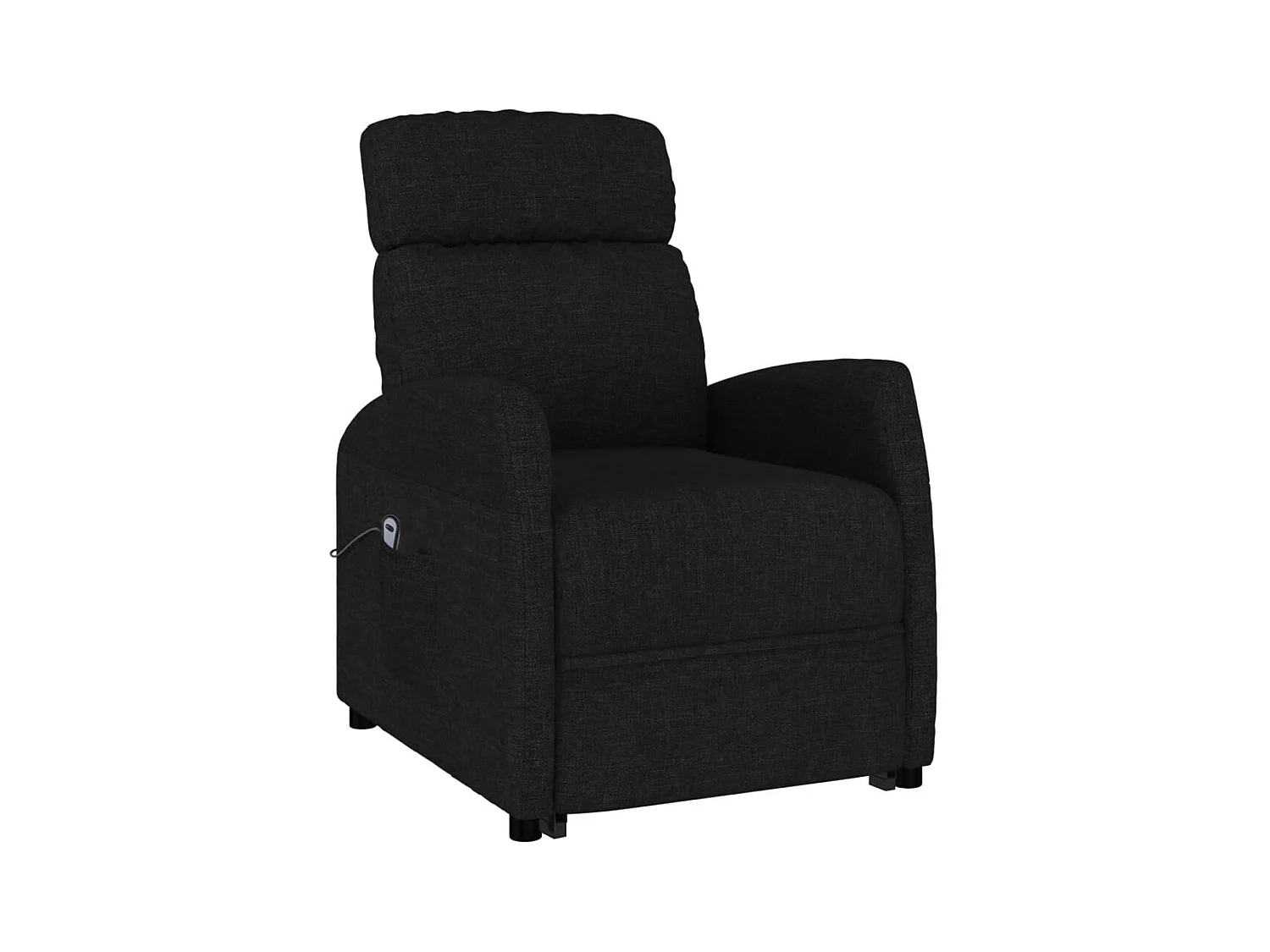 Silla de relax | Sillón elevable tela negro SHL8457
