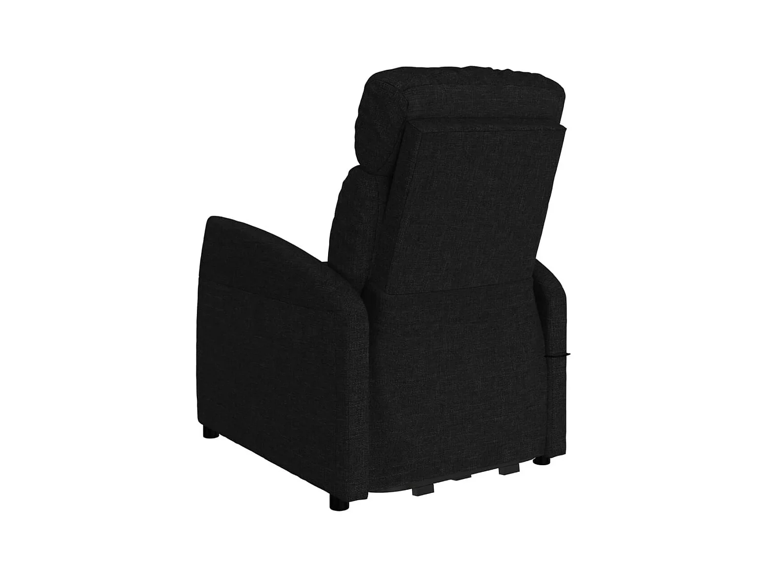 Silla de relax | Sillón elevable tela negro SHL8457