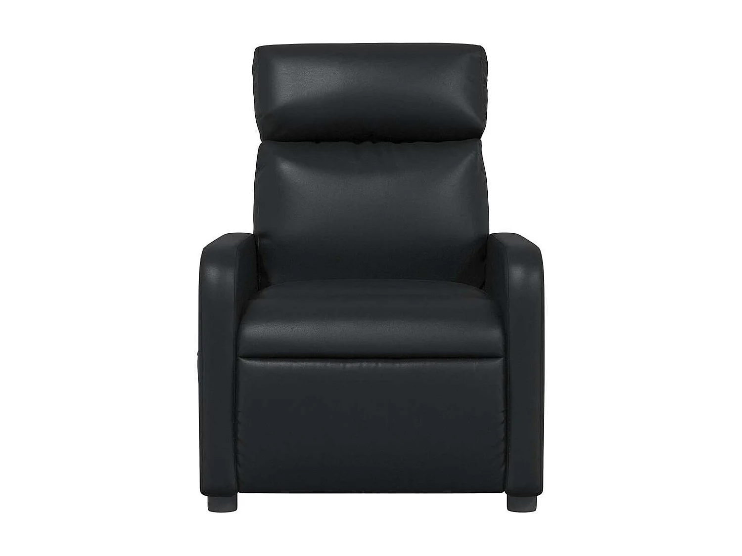 Sillón de salón | Silla | Sillón de masaje reclinable cuero sintético negro SHL5803