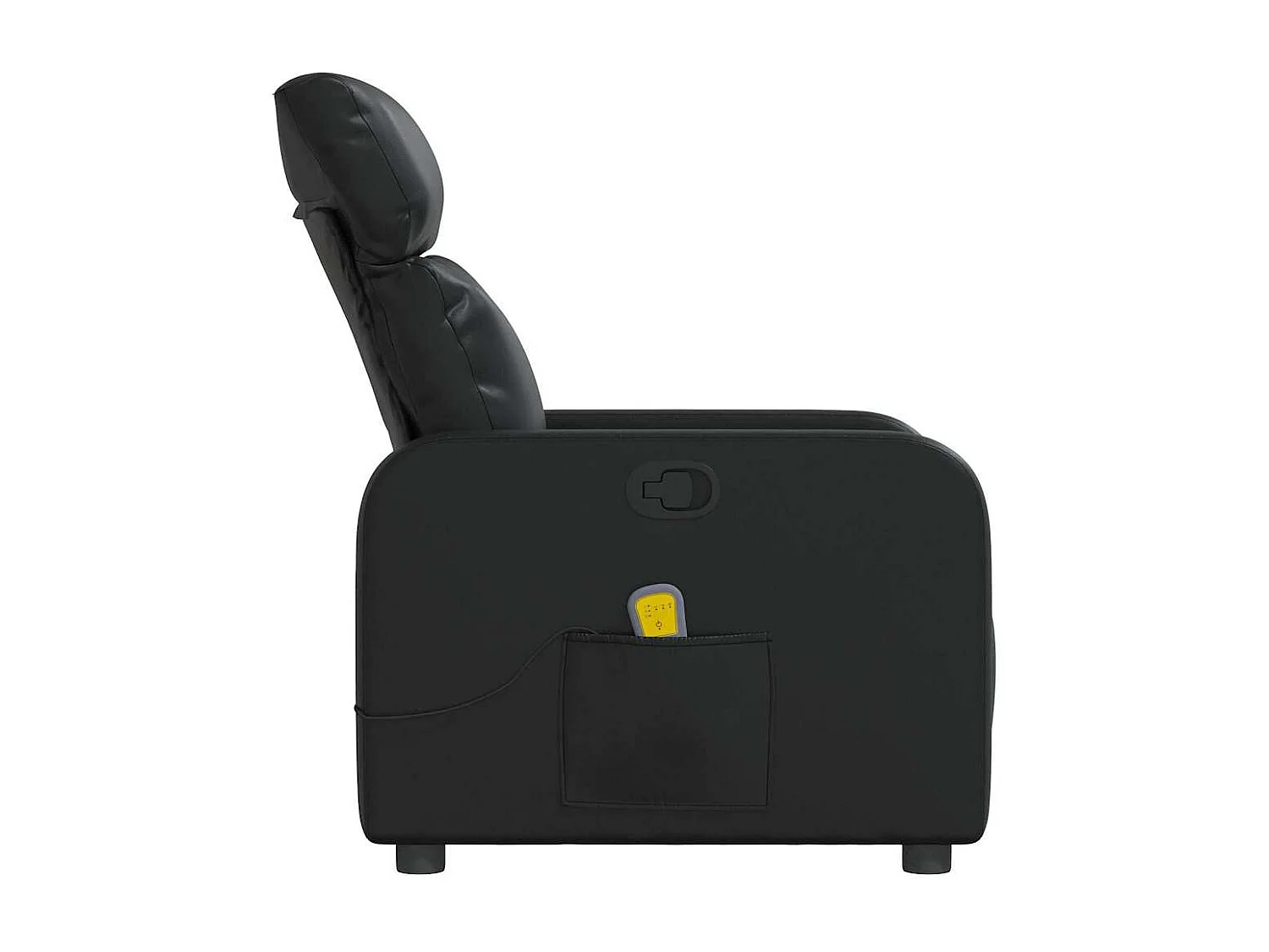 Sillón de salón | Silla | Sillón de masaje reclinable cuero sintético negro SHL5803