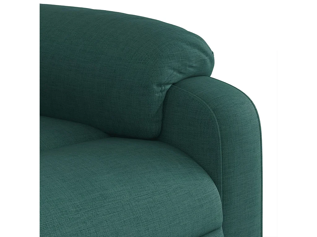 Fauteuil inclinable-Chaise de relax-Fauteuil de Massage vert foncé tissu SHL5025