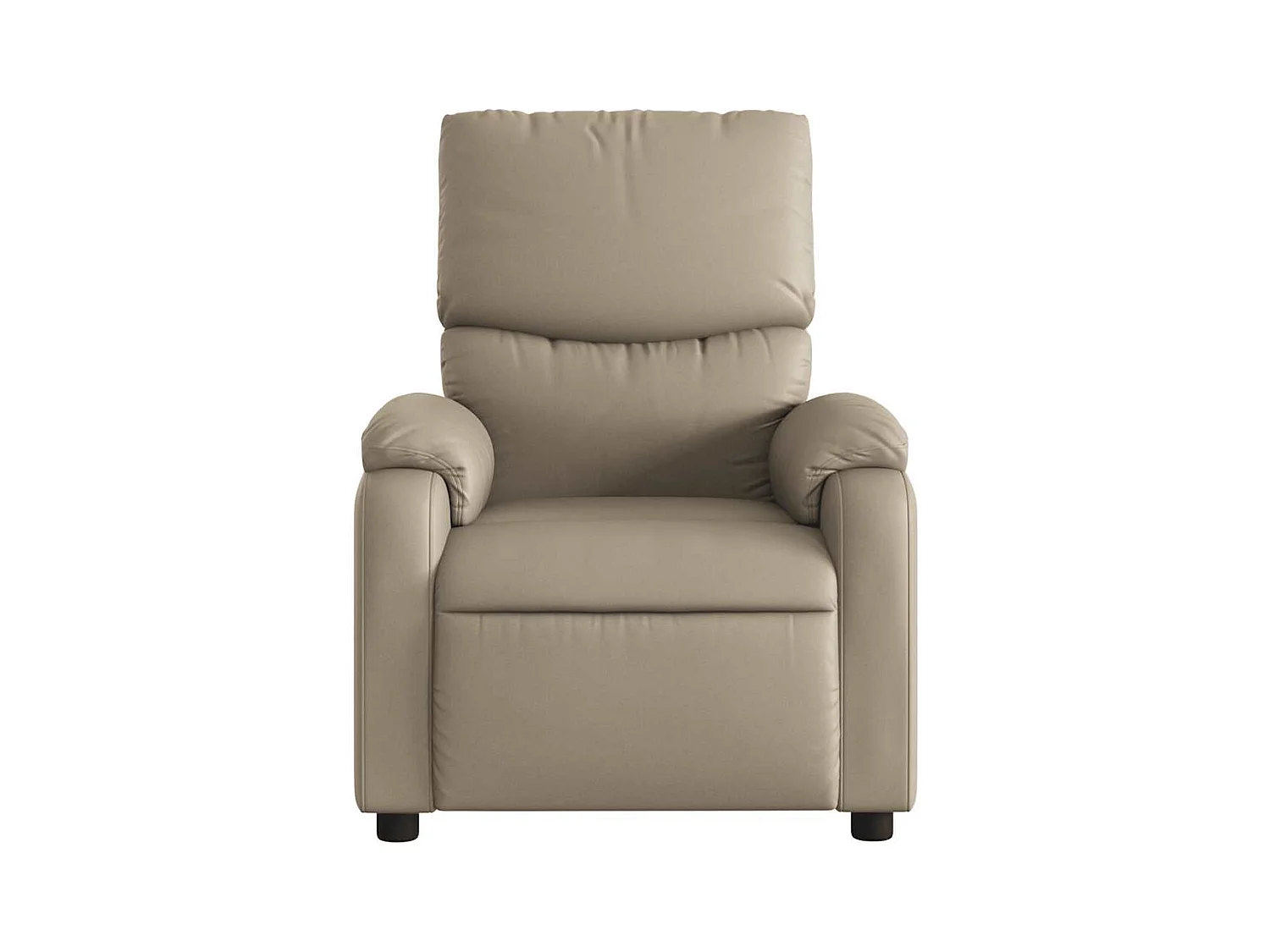 Sillón de relax | Sillón reclinable de masaje eléctrico cuero sintético capuchino SHL6280
