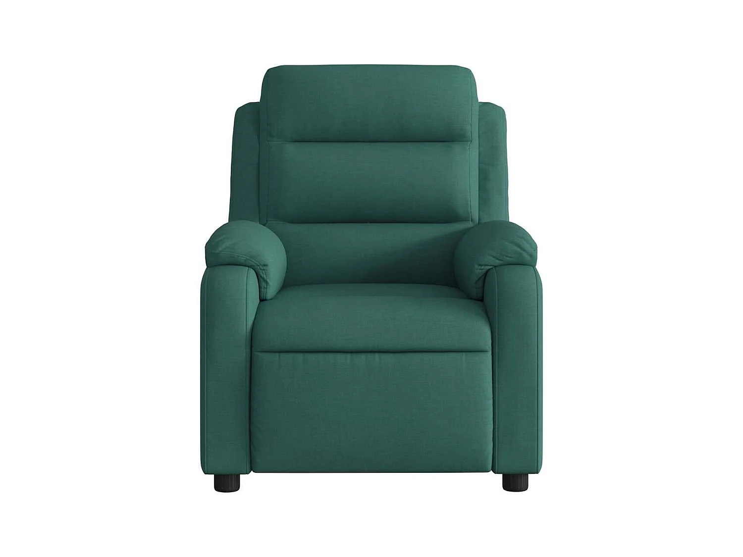 Sillón de relax | Sillón reclinable de masaje eléctrico tela verde oscuro SHL6699