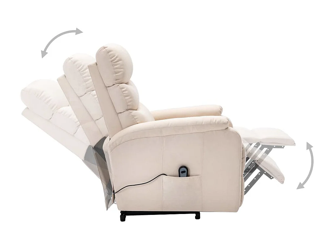 Poltrona elevatória | Poltrona Confortável tecido cor creme SHL760596